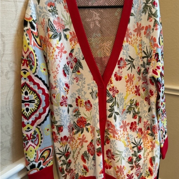 alice and olivia bradford intarsia grandpa cardigan - Picture 5 of 11